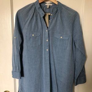 NWT J Crew Chambray Swimsuit Coverup